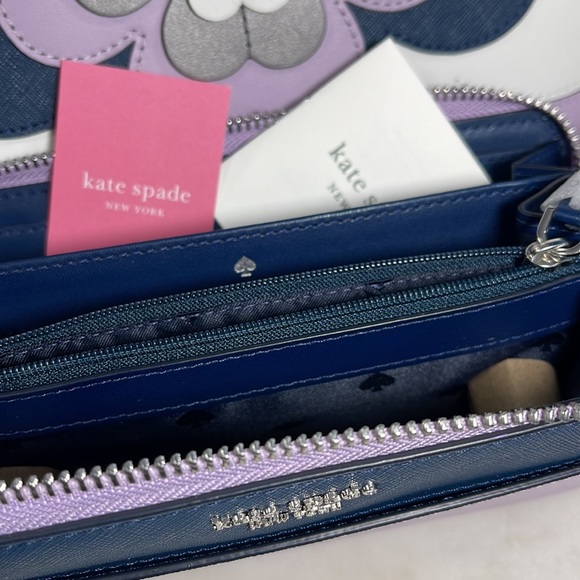 kate spade “Reiley Flower” Tote w/Matching Continental Wallet - NWT - Picture 9 of 17